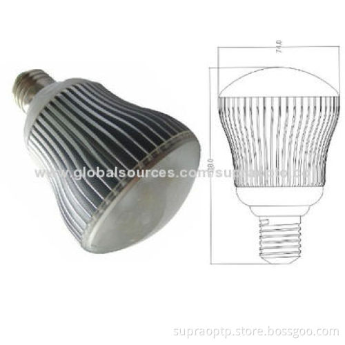 MR16 LED Spotlight with Silver White Shell, 3W Power Consumption and 45 Degrees, Beam Angle